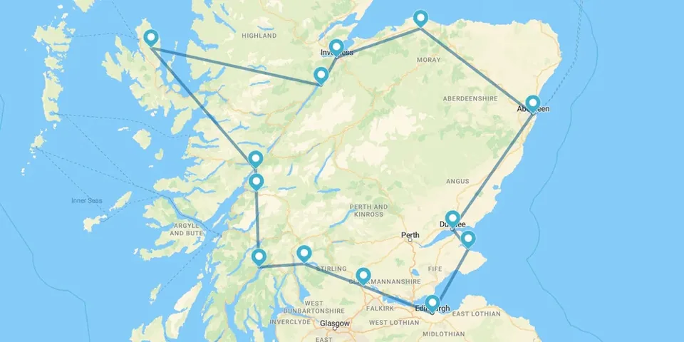 itinerario escocia