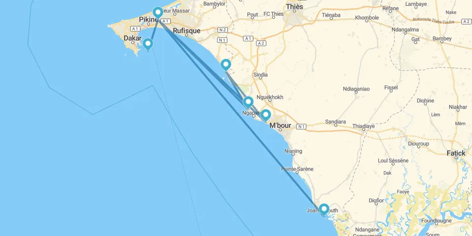 ITINERARIO SENEGAL