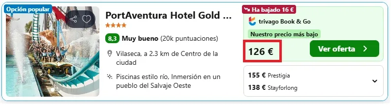 🎢 PortAventura ¡Pack Hotelazo en el Parque + Entradas!