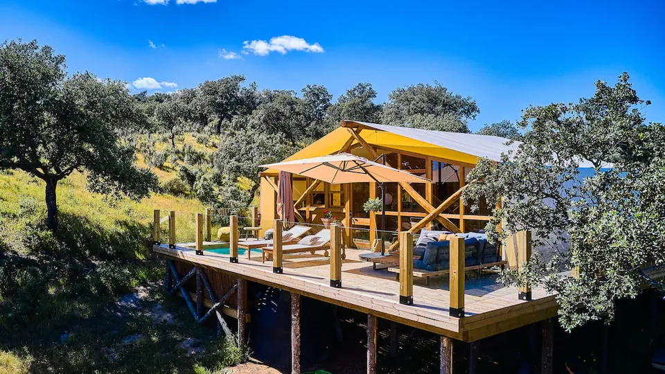 🌳 Cabaña de Lujo en Sierra Morena + Desayuno